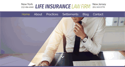 Desktop Screenshot of lifeinsurancelawfirm.com